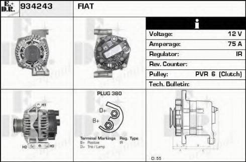 EDR 934243 - Ģenerators autospares.lv