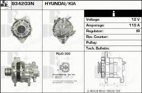 EDR 934203N - Ģenerators www.autospares.lv