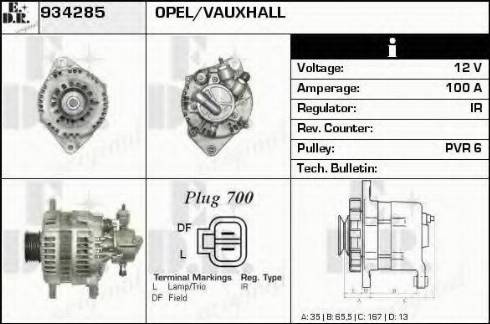 EDR 934285 - Ģenerators autospares.lv