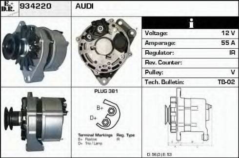 EDR 934220 - Ģenerators autospares.lv