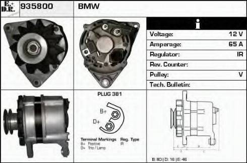 EDR 935800 - Ģenerators autospares.lv