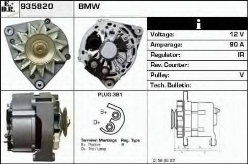 EDR 935820 - Ģenerators autospares.lv