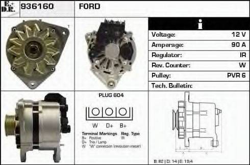 EDR 936160 - Ģenerators autospares.lv