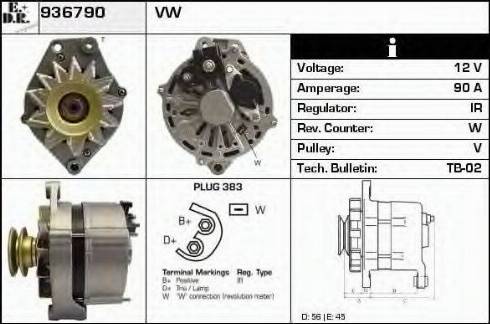 EDR 936790 - Ģenerators autospares.lv