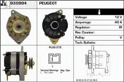 EDR 930994 - Ģenerators autospares.lv