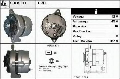 EDR 930910 - Ģenerators autospares.lv