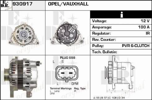 EDR 930917 - Ģenerators autospares.lv