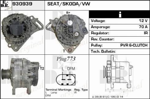 EDR 930939 - Ģenerators autospares.lv