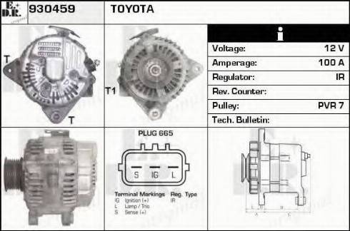 EDR 930459 - Ģenerators autospares.lv