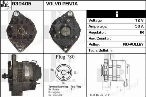 EDR 930405 - Alternator www.autospares.lv