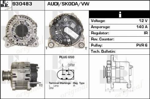 EDR 930483 - Ģenerators autospares.lv