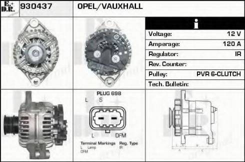 EDR 930437 - Ģenerators autospares.lv