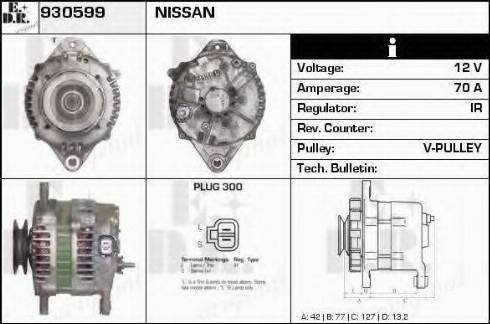 EDR 930599 - Ģenerators www.autospares.lv