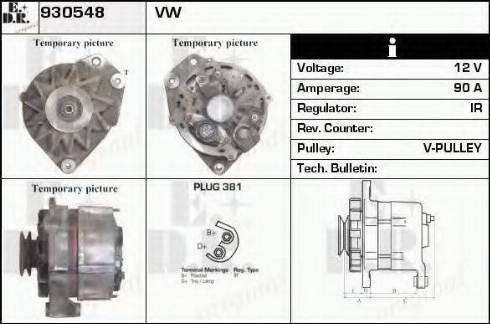 EDR 930548 - Ģenerators autospares.lv