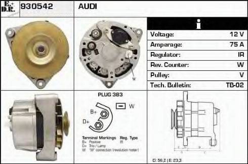 EDR 930542 - Ģenerators autospares.lv