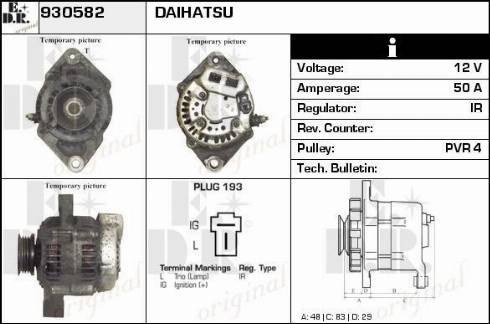 EDR 930582 - Ģenerators autospares.lv