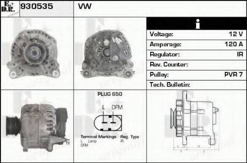 EDR 930535 - Ģenerators autospares.lv