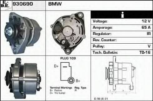 EDR 930690 - Генератор www.autospares.lv