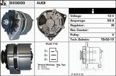 EDR 930600 - Генератор www.autospares.lv