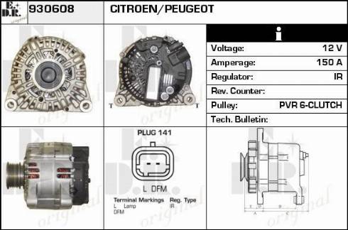 EDR 930608 - Ģenerators autospares.lv