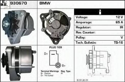 EDR 930670 - Ģenerators autospares.lv