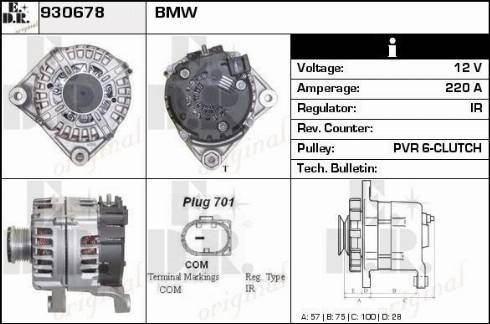 EDR 930678 - Ģenerators autospares.lv