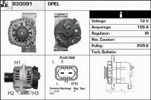 EDR 930091 - Ģenerators autospares.lv