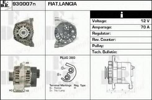 EDR 930007N - Генератор www.autospares.lv