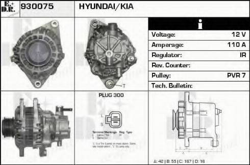 EDR 930075 - Ģenerators www.autospares.lv