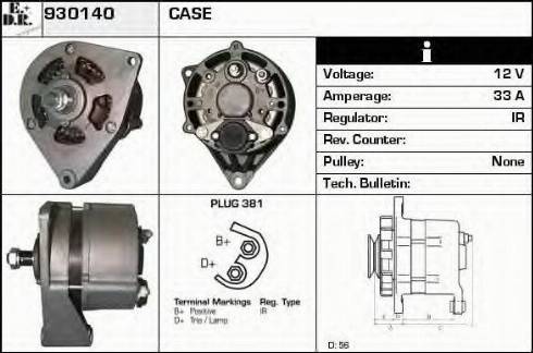 EDR 930140 - Alternator www.autospares.lv