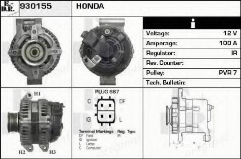 EDR 930155 - Ģenerators autospares.lv