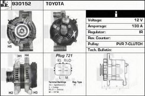 EDR 930152 - Ģenerators autospares.lv