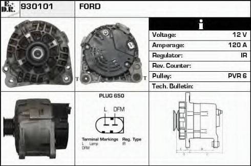 EDR 930101 - Ģenerators www.autospares.lv