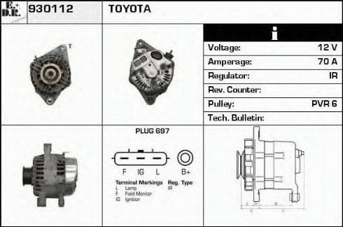 EDR 930112 - Ģenerators autospares.lv