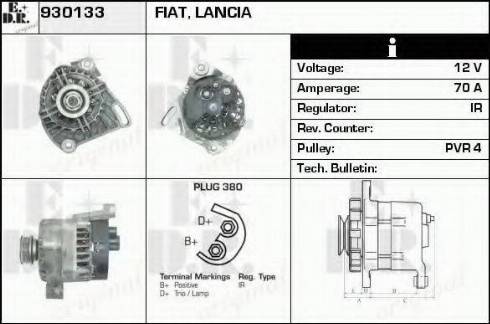 EDR 930133 - Ģenerators www.autospares.lv