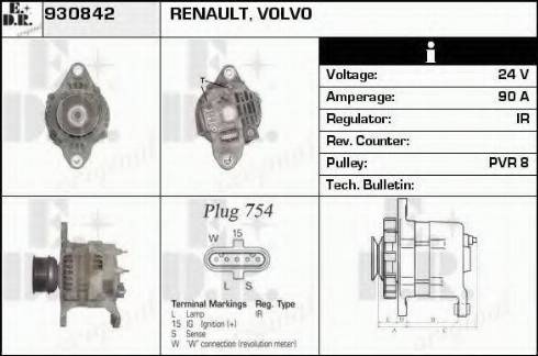 EDR 930842 - Ģenerators autospares.lv