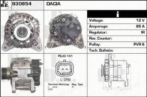 EDR 930854 - Ģenerators autospares.lv