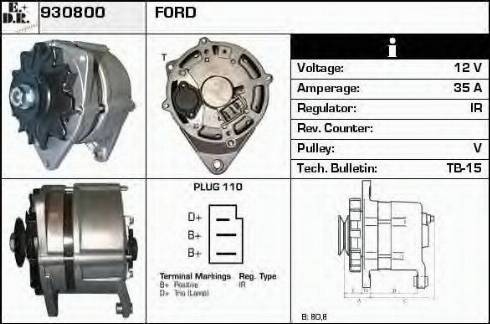 EDR 930800 - Ģenerators autospares.lv