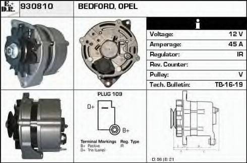 EDR 930810 - Alternator www.autospares.lv