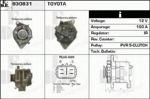 EDR 930831 - Ģenerators www.autospares.lv