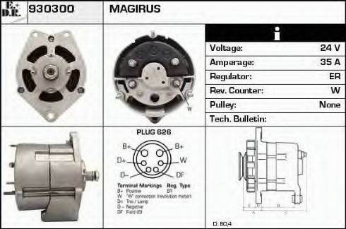 EDR 930300 - Ģenerators www.autospares.lv