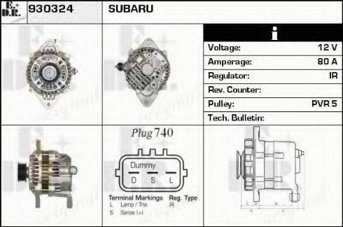 EDR 930324 - Ģenerators www.autospares.lv