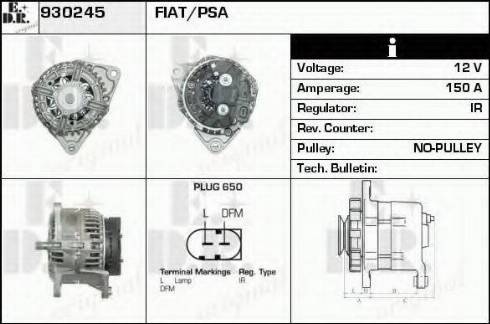 EDR 930245 - Ģenerators autospares.lv