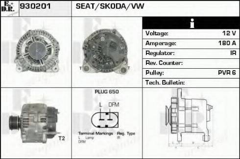 EDR 930201 - Ģenerators www.autospares.lv