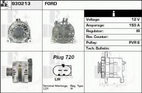 EDR 930213 - Ģenerators autospares.lv