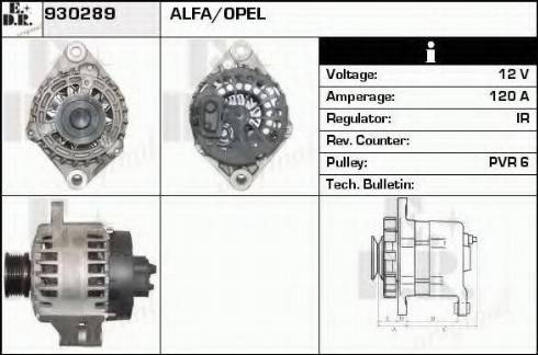 EDR 930289 - Ģenerators autospares.lv