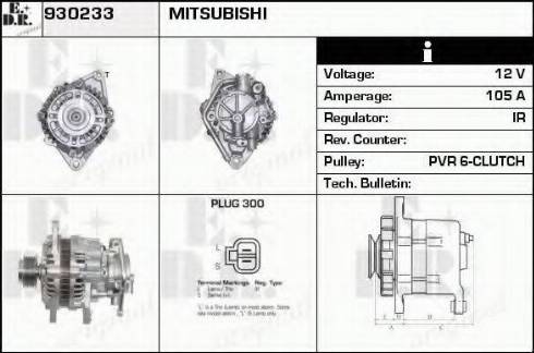 EDR 930233 - Ģenerators autospares.lv