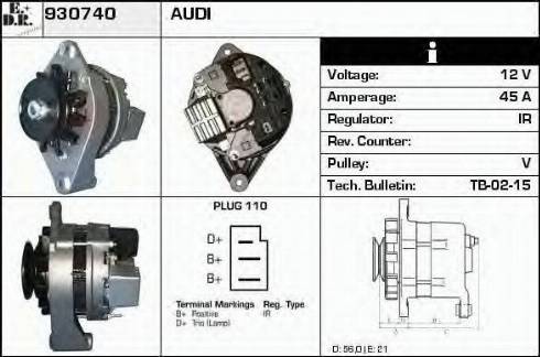 EDR 930740 - Ģenerators autospares.lv