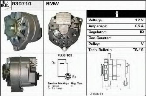 EDR 930710 - Alternator www.autospares.lv