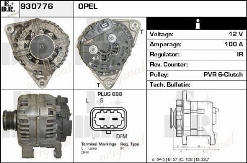 EDR 930776 - Ģenerators autospares.lv